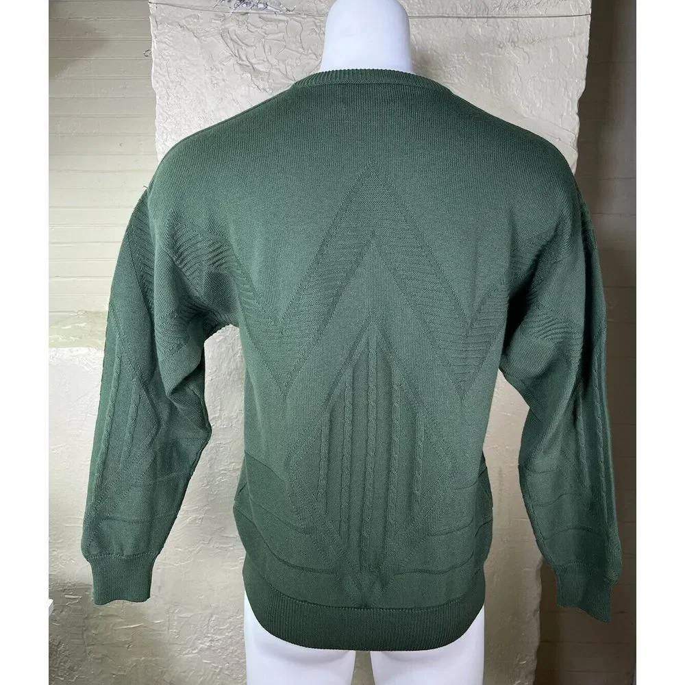 BLAINROE of IRELAND Mens Sweater Sz 40‎ Medium Crewneck Wool & Cotton - Picture 4 of 8